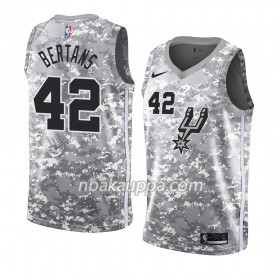 San Antonio Spurs Davis Bertans 42 2018-19 Nike Harmaa Pelipaidat Swingman - Miesten